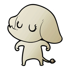 cute cartoon elephant