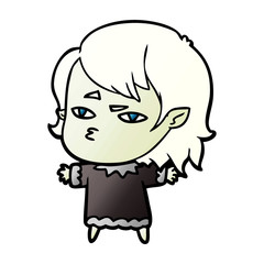 cartoon vampire girl