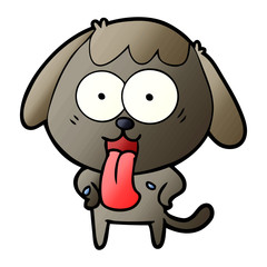 cute cartoon dog