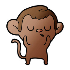 cartoon monkey