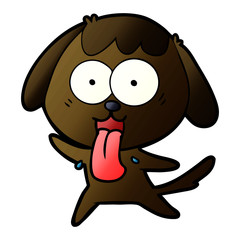 cute cartoon dog