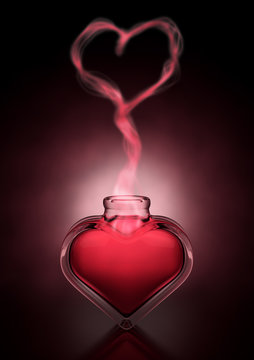 Love Potion And Heart Fumes