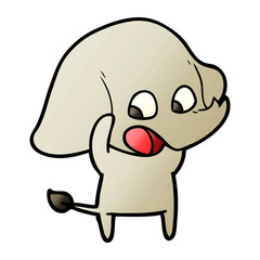 cute cartoon elephant