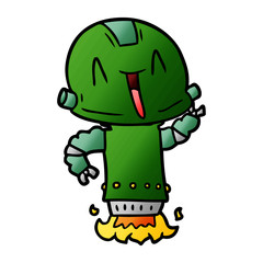 cartoon robot