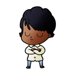 cartoon woman