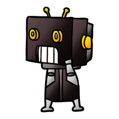 cartoon robot