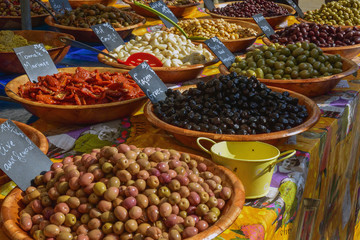 france burgundy beaune market olives