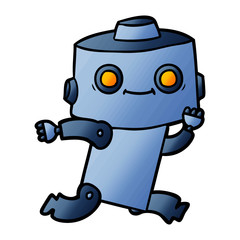 cartoon robot