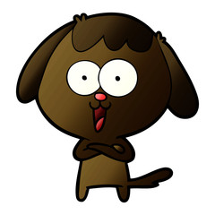 cute cartoon dog