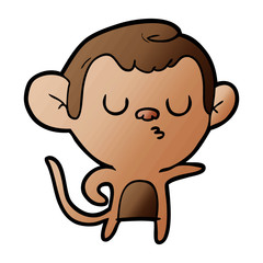 cartoon monkey