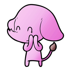 cute cartoon elephant