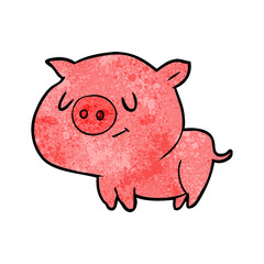 cute cartoon pig