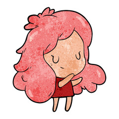 cute cartoon girl