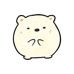 cute cartoon polar bear