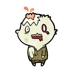 Fototapeta premium cartoon zombie