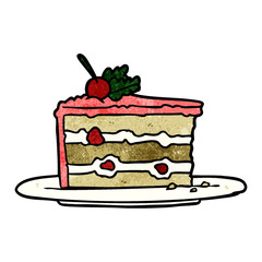 cartoon tasty dessert;cake