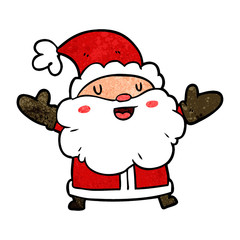 cartoon santa claus