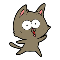 funny cartoon cat