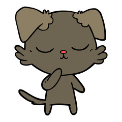 cute cartoon dog