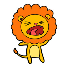 cartoon lion