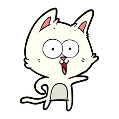 funny cartoon cat