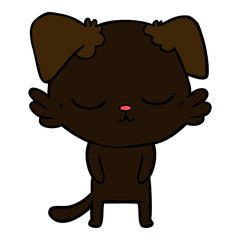 cute cartoon dog