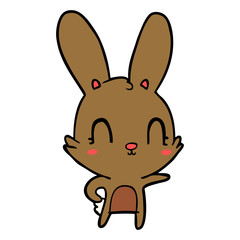 cute cartoon rabbit