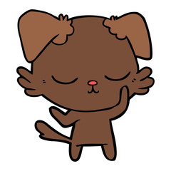 cute cartoon dog
