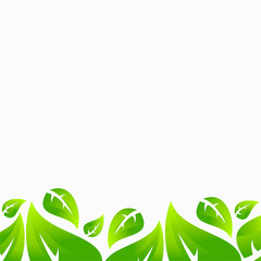 leaf green logo design