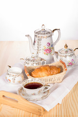 Morning tea concept.