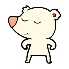 cartoon polar bear