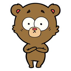 surprised bear cartoon