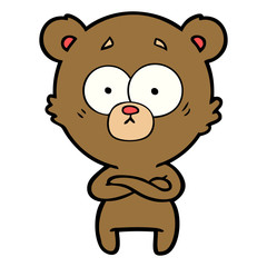 surprised bear cartoon