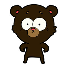 surprised bear cartoon