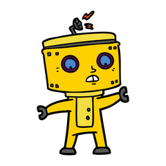 Fototapeta premium cartoon robot