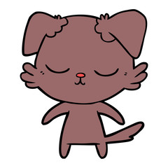 cute cartoon dog