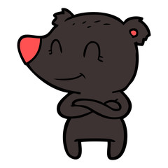 friendly bear cartoon
