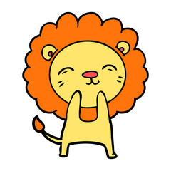 Fototapeta premium cartoon lion