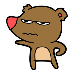 annoyed bear cartoon