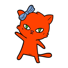 cute cartoon cat