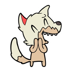 laughing fox cartoon