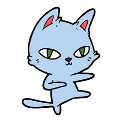 cartoon cat dancing