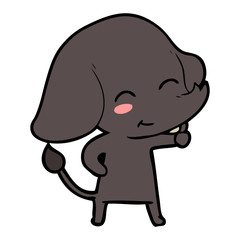 cute cartoon elephant