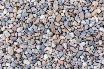 Stone pebbles texture or stone pebbles background for interior design business. exterior decoration and industrial construction idea concept design.