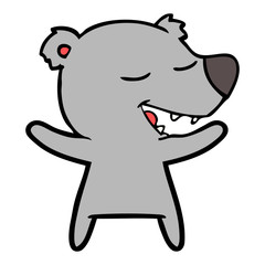 Obraz premium cartoon bear