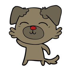 Fototapeta premium cartoon dog