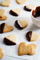 heart shaped cookies