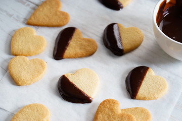 heart shaped cookies