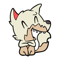 laughing fox cartoon