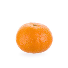 fresh orange fruit isolated on white background